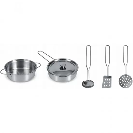 Set de joaca ustensile de bucatarie pentru copii 5 piese Ricokids Set de joaca ustensile de bucatarie pentru copii 5 piese Ricokids