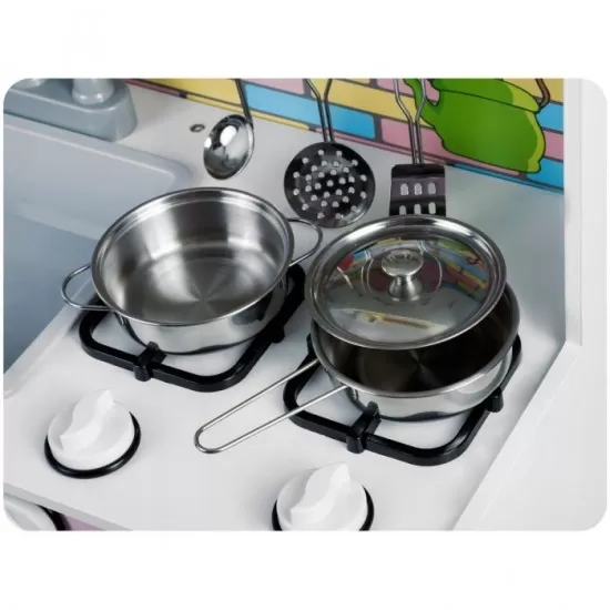 Set de joaca ustensile de bucatarie pentru copii 5 piese Ricokids Set de joaca ustensile de bucatarie pentru copii 5 piese Ricokids