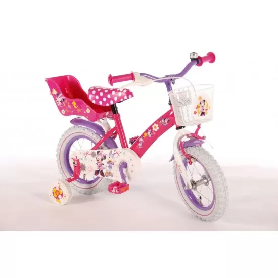 Bicicleta copii E&L Minnie Mouse 12 inch Bicicleta copii E&L Minnie Mouse 12 inch