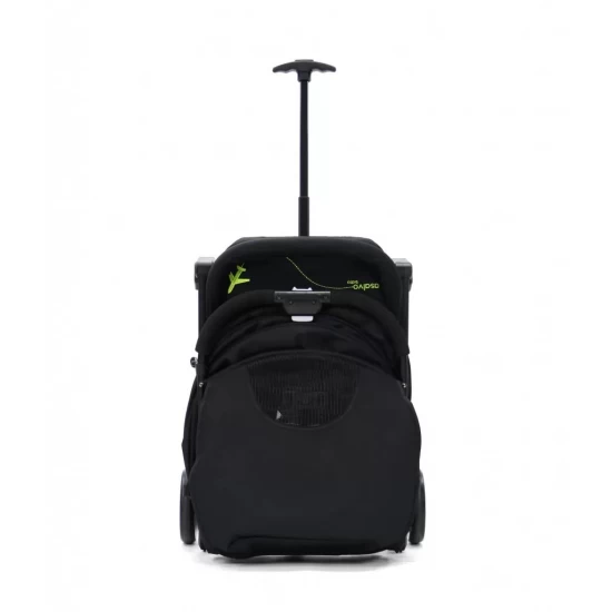 Carucior Asalvo sport, modul Troller-transport pe avion negru-verde Carucior Asalvo sport, modul Troller-transport pe avion negru-verde