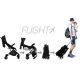 Carucior Asalvo sport, modul Troller-transport pe avion negru-rosu Carucior Asalvo sport, modul Troller-transport pe avion negru-rosu