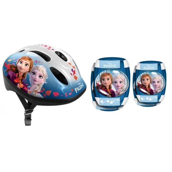 Set casca, cotiere si genunchiere Disney Frozen Stamp