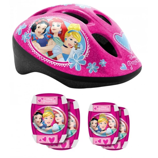 Set casca, cotiere si genunchiere Disney Princess Stamp Set casca, cotiere si genunchiere Disney Princess Stamp