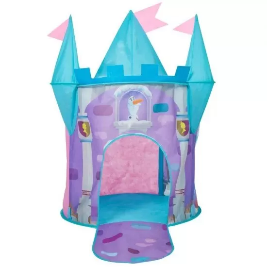 Cort de joaca Disney Frozen cu turnuri