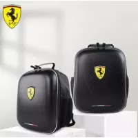 Ghiozdan Ferrari design 3D, culoare neagra