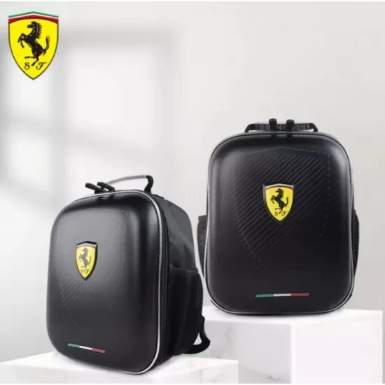 Ghiozdan Ferrari design 3D, culoare neagra Ghiozdan Ferrari design 3D, culoare neagra