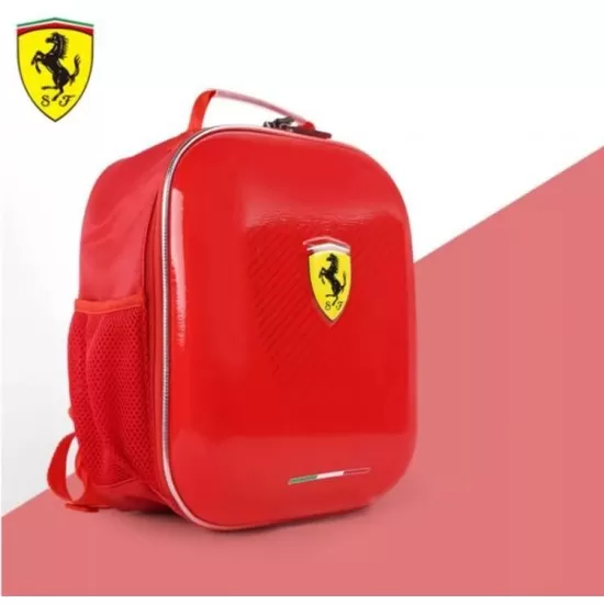 Ghiozdan Ferrari design 3D, culoare rosie Ghiozdan Ferrari design 3D, culoare rosie