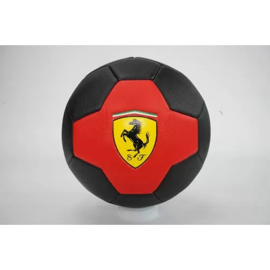 Mingie de fotbal Ferrari, marimea 5, rosu / negru Mingie de fotbal Ferrari, marimea 5, rosu / negru