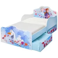 Pat pentru copii Disney Frozen MDF cu spatiu depozitare