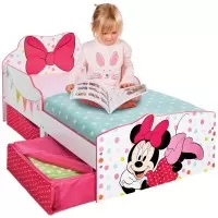Pat pentru copii Minnie cu spatiu depozitare