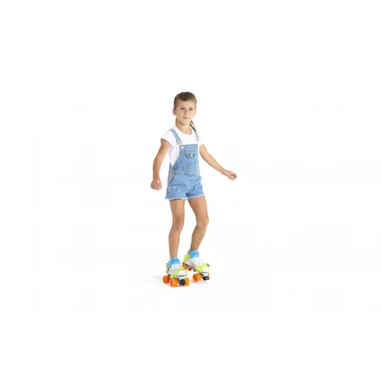 Patine cu rotile Mini Jet masura reglabila 24-36, culoare verde Patine cu rotile Mini Jet masura reglabila 24-36, culoare verde