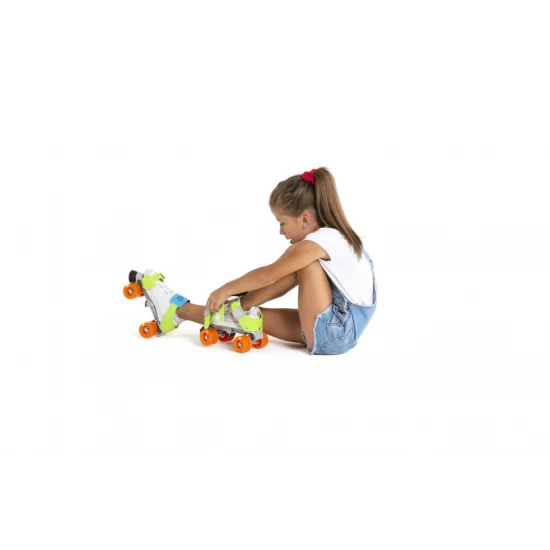 Patine cu rotile Mini Jet masura reglabila 24-36, culoare verde Patine cu rotile Mini Jet masura reglabila 24-36, culoare verde