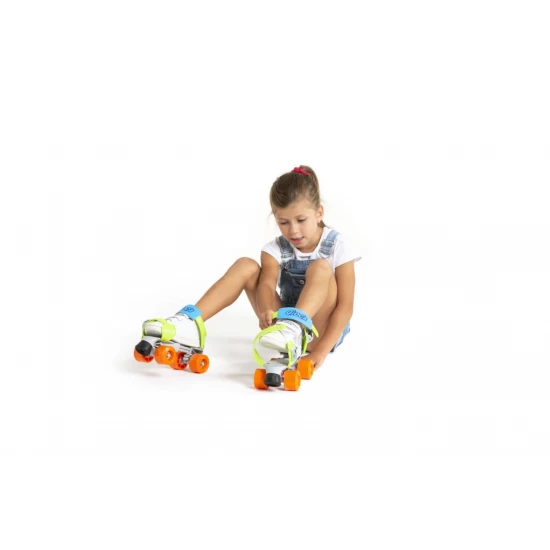 Patine cu rotile Mini Jet masura reglabila 24-36, culoare verde Patine cu rotile Mini Jet masura reglabila 24-36, culoare verde