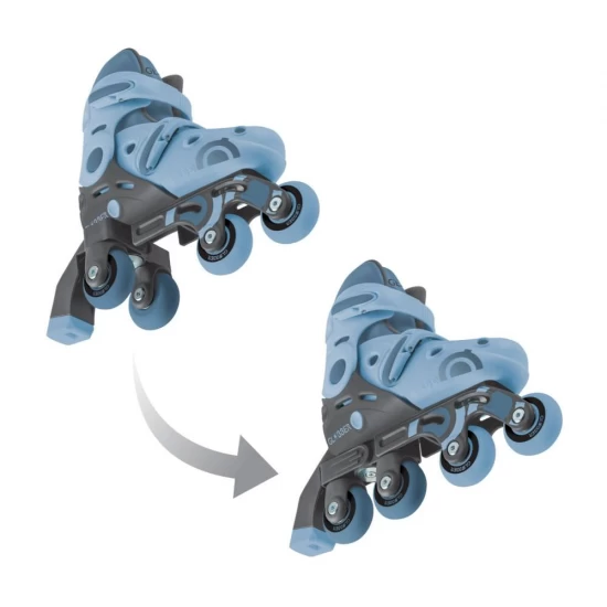 Role reglabile 2 in 1 masura 26-29, culoare albastru Role reglabile 2 in 1 masura 26-29, culoare albastru