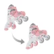 Role reglabile 2 in 1 masura 26-29, culoare roz pal Role reglabile 2 in 1 masura 26-29, culoare roz pal
