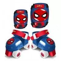 Role Spiderman marimea 23-27 cu set protectie