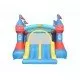 Spatiu de joaca gonflabil castel cu tobogan dublu Spatiu de joaca gonflabil castel cu tobogan dublu