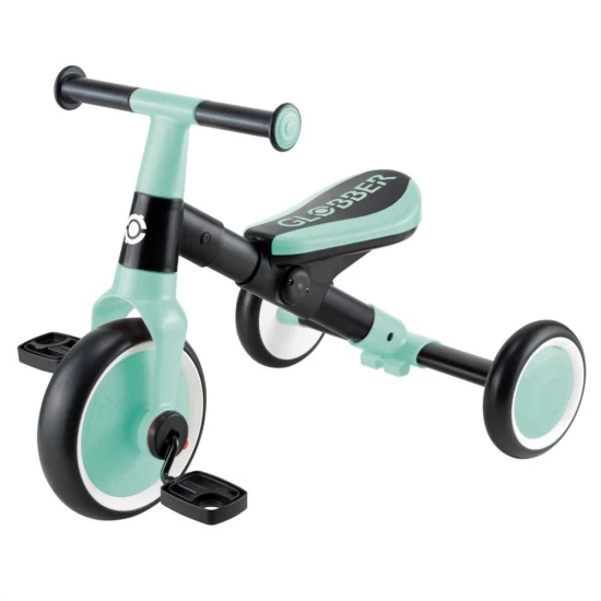 Tricicleta Globber 2 in 1 culoare verde pal Tricicleta Globber 2 in 1 culoare verde pal