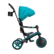 Tricicleta Globber Explorer 4 in 1 pliabila, culoare turquoise