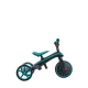 Tricicleta Globber Explorer 4 in 1 pliabila, culoare turquoise