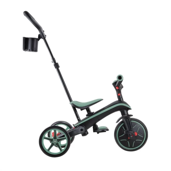 Tricicleta Globber Explorer 4 in 1 pliabila, culoare verde pal Tricicleta Globber Explorer 4 in 1 pliabila, culoare verde pal