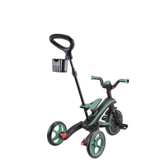 Tricicleta Globber Explorer 4 in 1 pliabila, culoare verde pal Tricicleta Globber Explorer 4 in 1 pliabila, culoare verde pal