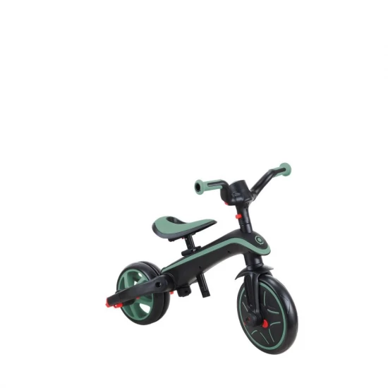 Tricicleta Globber Explorer 4 in 1 pliabila, culoare verde pal Tricicleta Globber Explorer 4 in 1 pliabila, culoare verde pal