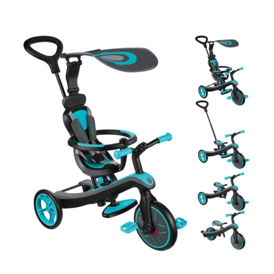 Tricicleta Globber Explorer 4 in 1 turquoise Tricicleta Globber Explorer 4 in 1 turquoise