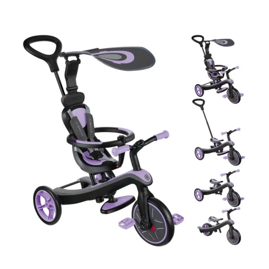 Tricicleta Globber Explorer 4 in 1 violet Tricicleta Globber Explorer 4 in 1 violet