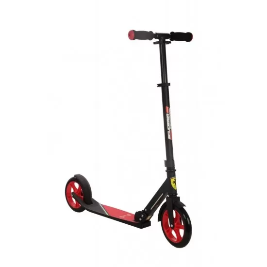 Trotineta pliabila Ferrari Junior cu roti 200 mm neagra