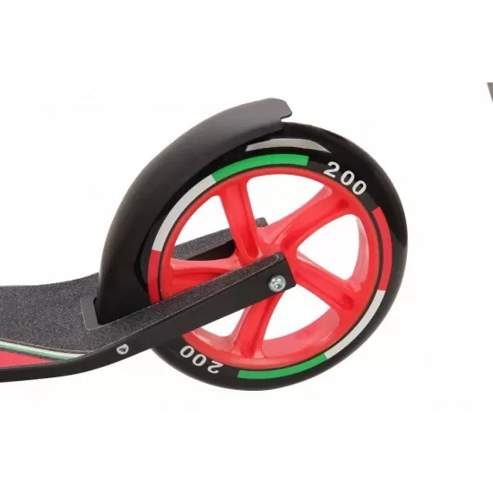 Trotineta pliabila Ferrari Junior cu roti 200 mm neagra