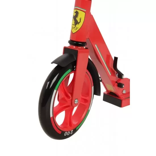 Trotienta pliabila Ferrari Junior cu roti 200 mm rosie Trotienta pliabila Ferrari Junior cu roti 200 mm rosie