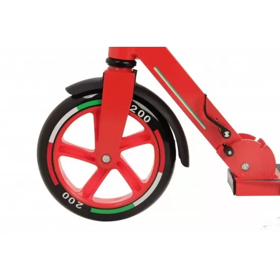 Trotienta pliabila Ferrari Junior cu roti 200 mm rosie Trotienta pliabila Ferrari Junior cu roti 200 mm rosie