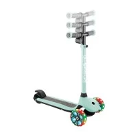 Trotineta electrica pentru copii Globber E-Motion 4, verde, autonomie 8-10 km