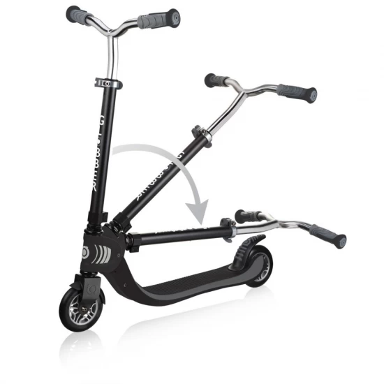 Trotineta Globber Flow 125 Pliabila gri-negru Trotineta Globber Flow 125 Pliabila gri-negru