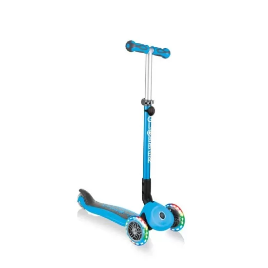 Trotineta Globber Go-Up 4 in 1 Deluxe Lights Albastra Trotineta Globber Go-Up 4 in 1 Deluxe Lights Albastra