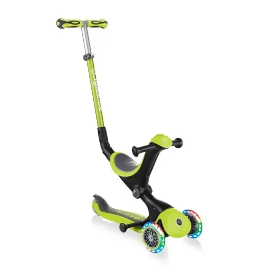 Trotineta Globber Go-Up 4 in 1 Deluxe Lights Verde Trotineta Globber Go-Up 4 in 1 Deluxe Lights Verde