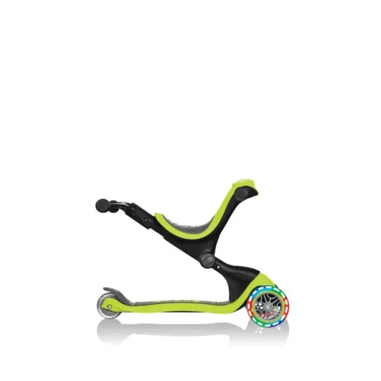 Trotineta Globber Go-Up 4 in 1 Deluxe Lights Verde Trotineta Globber Go-Up 4 in 1 Deluxe Lights Verde