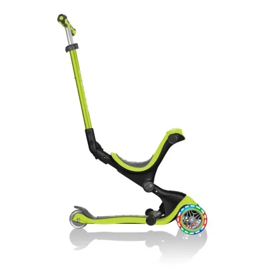 Trotineta Globber Go-Up 4 in 1 Deluxe Lights Verde Trotineta Globber Go-Up 4 in 1 Deluxe Lights Verde