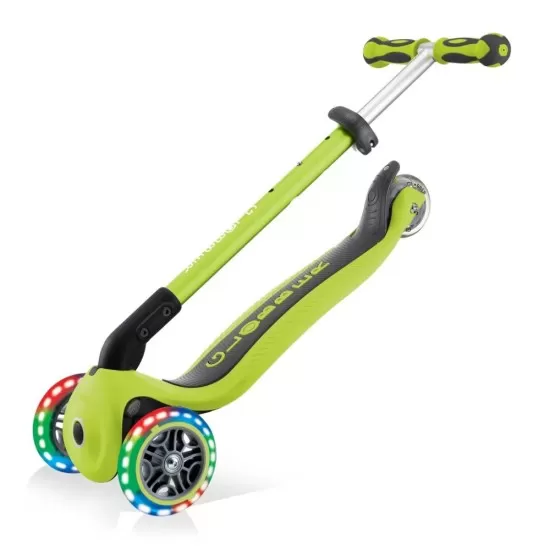 Trotineta Globber Go-Up 4 in 1 Deluxe Lights Verde Trotineta Globber Go-Up 4 in 1 Deluxe Lights Verde