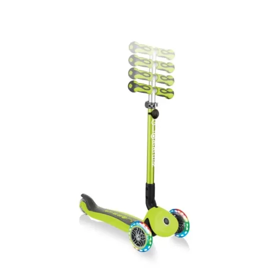 Trotineta Globber Go-Up 4 in 1 Deluxe Lights Verde Trotineta Globber Go-Up 4 in 1 Deluxe Lights Verde