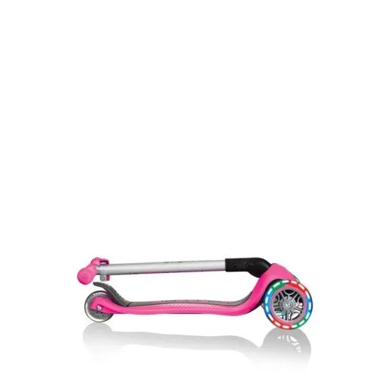 Trotineta Globber Primo cu lumini, pliabila, culoare roz Trotineta Globber Primo cu lumini, pliabila, culoare roz