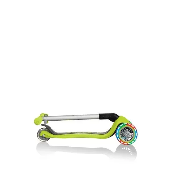 Trotineta Globber Primo cu lumini, pliabila, culoare verde Trotineta Globber Primo cu lumini, pliabila, culoare verde