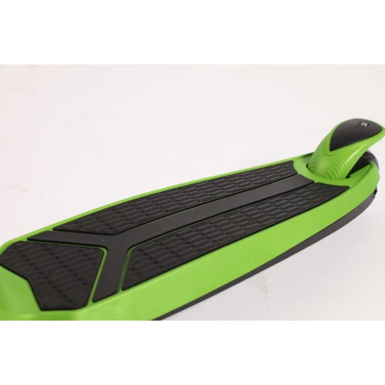 Trotineta Lamborghini, 3 roti, cadru aluminiu, verde, roti LED