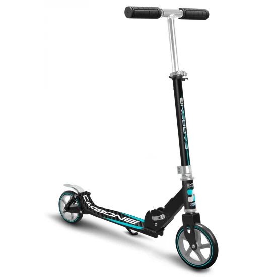 Trotineta pliabila cu suspensie dubla Skids Control Carbone