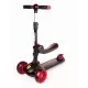 Trotineta pliabila Ferrari Twist neagra cu scaun Trotineta pliabila Ferrari Twist neagra cu scaun
