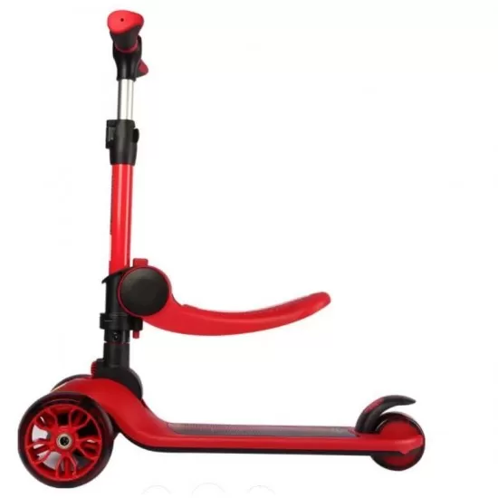 Trotineta pliabila Ferrari Twist rosie cu scaun Trotineta pliabila Ferrari Twist rosie cu scaun
