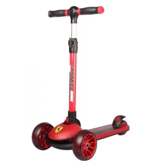 Trotineta pliabila Ferrari Twist rosie cu scaun Trotineta pliabila Ferrari Twist rosie cu scaun