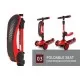Trotineta pliabila Ferrari Twist rosie cu scaun Trotineta pliabila Ferrari Twist rosie cu scaun