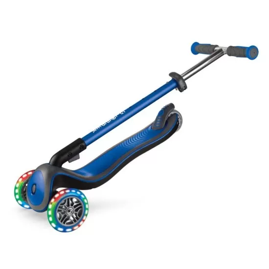 Trotineta pliabila Globber Elite Deluxe Lights Albastru Trotineta pliabila Globber Elite Deluxe Lights Albastru